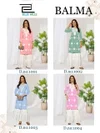 Balma By Blue Hills Rayon Thread Work Kurti With Bottom
